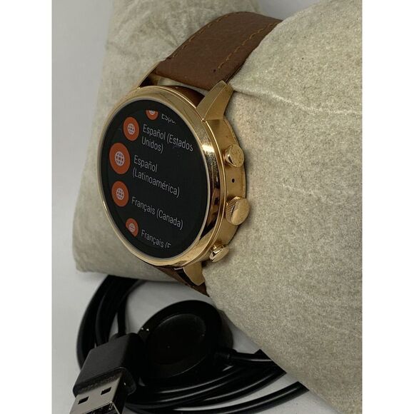 Fossil Gen 4 Authentic Digital Dial Smart Watch Custom Band FTW6018 ZA325 - Picture 3 of 12